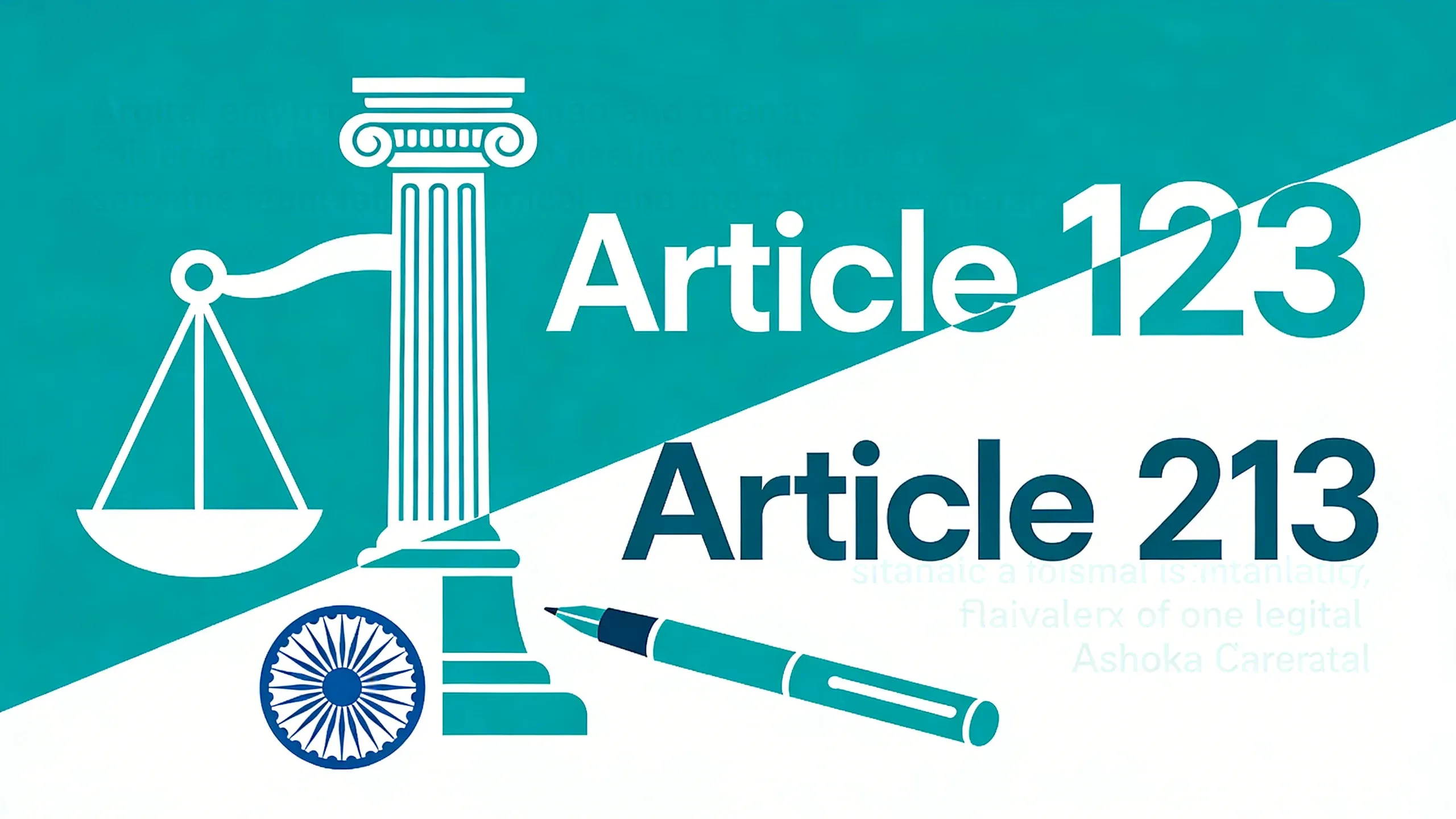 The Ordinance Making Power in India: A Comprehensive Guide to Article 123 and Article 213